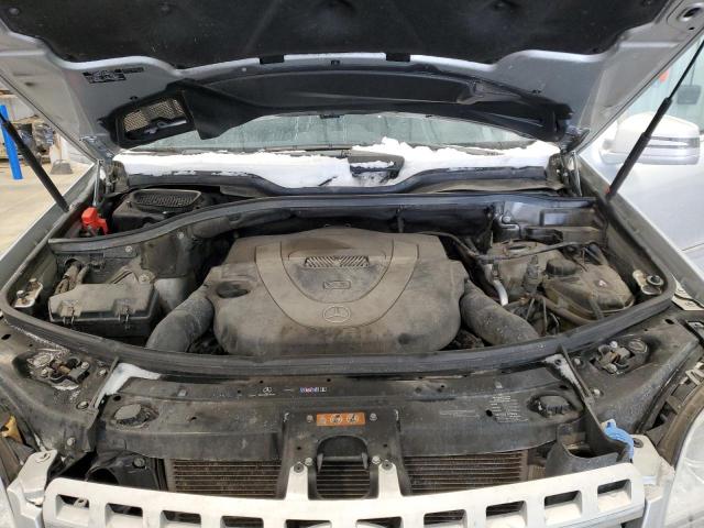 4JGBB8GB0BA725731 - 2011 MERCEDES-BENZ ML 350 4MATIC SILVER photo 12