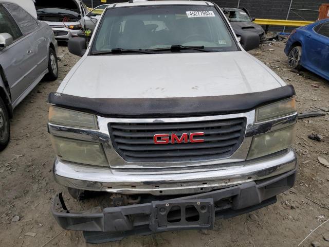 1GTDT199588129123 - 2008 GMC CANYON WHITE photo 5