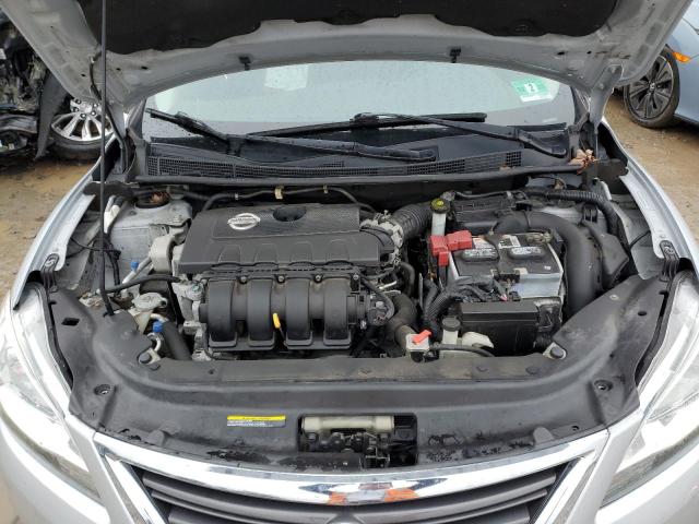 3N1AB7AP7DL790296 - 2013 NISSAN SENTRA S SILVER photo 11