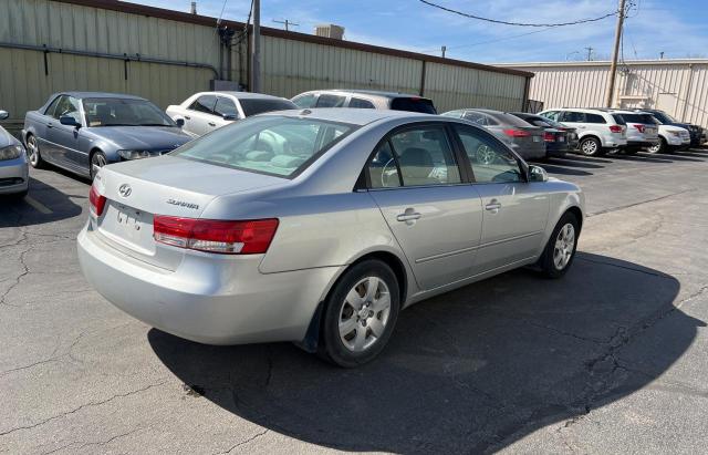 5NPET46C38H299259 - 2008 HYUNDAI SONATA GLS SILVER photo 4