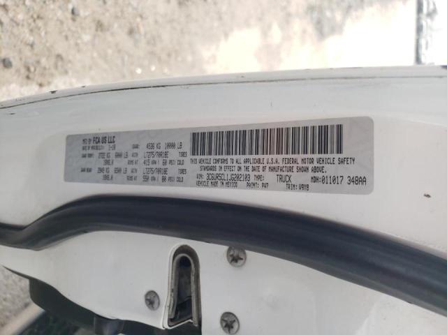 3C6UR5CL1JG202103 - 2018 RAM 2500 ST WHITE photo 12