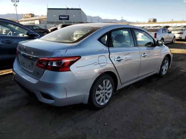 3N1AB7AP3HY350858 - 2017 NISSAN SENTRA S SILVER photo 3