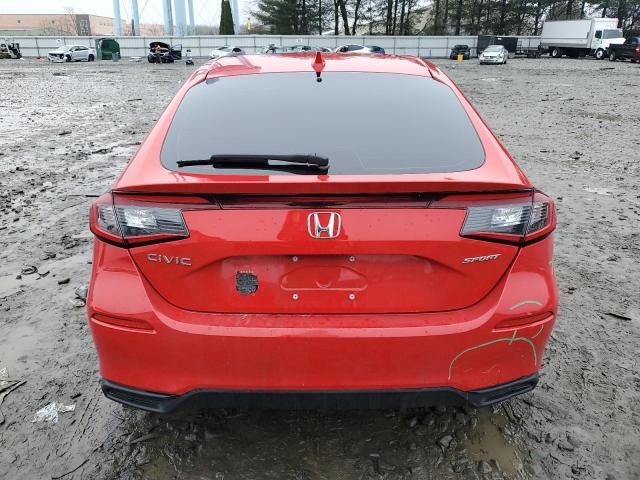 19XFL2H80PE014327 - 2023 HONDA CIVIC SPORT RED photo 6