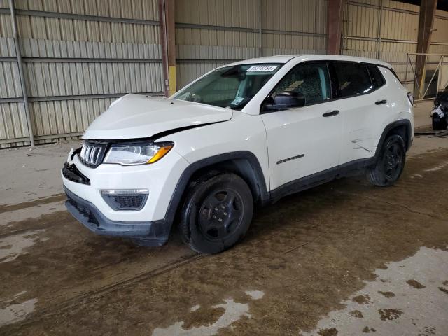 3C4NJCAB2JT122755 - 2018 JEEP COMPASS SPORT WHITE photo 1