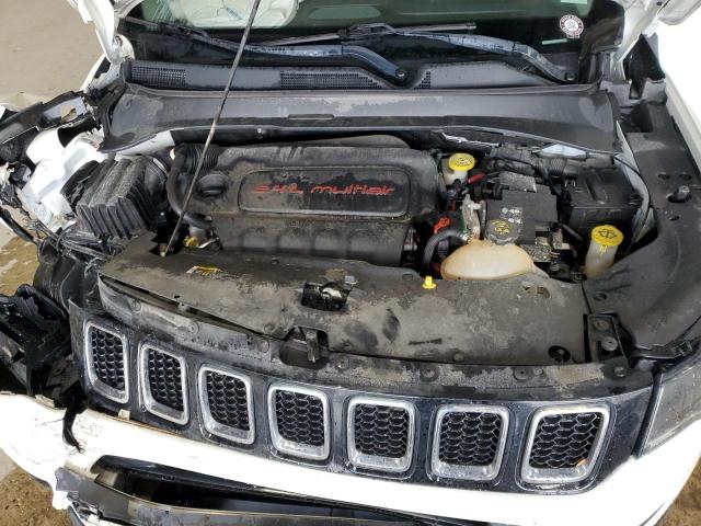 3C4NJCAB2JT122755 - 2018 JEEP COMPASS SPORT WHITE photo 12