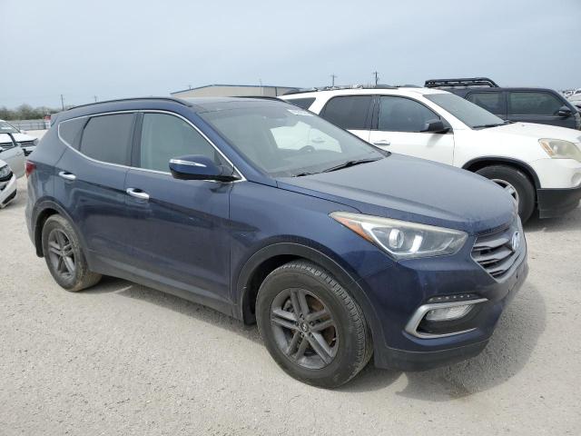 5XYZU3LB8HG496701 - 2017 HYUNDAI SANTA FE S BLUE photo 4