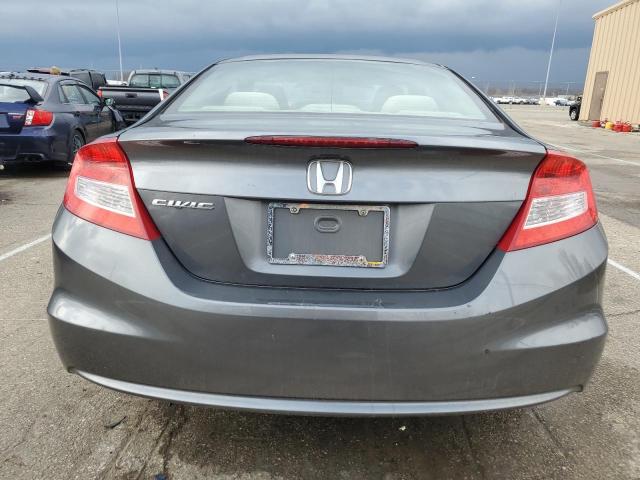 2HGFG3B82CH519904 - 2012 HONDA CIVIC EX GRAY photo 6