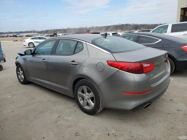 5XXGM4A76FG449230 - 2015 KIA OPTIMA LX GRAY photo 2