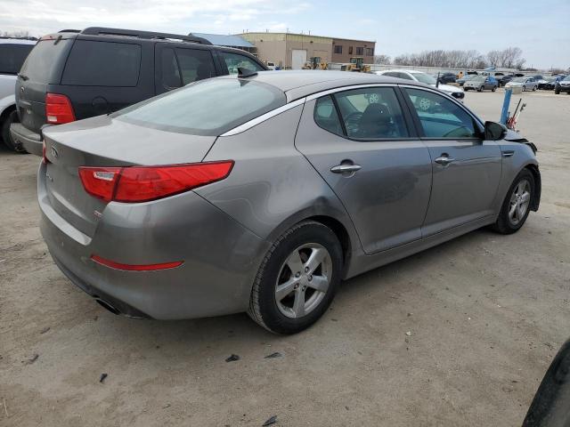 5XXGM4A76FG449230 - 2015 KIA OPTIMA LX GRAY photo 3