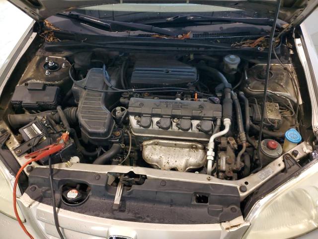 1HGES26751L078047 - 2001 HONDA CIVIC EX SILVER photo 11