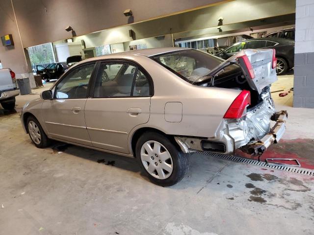 1HGES26751L078047 - 2001 HONDA CIVIC EX SILVER photo 2