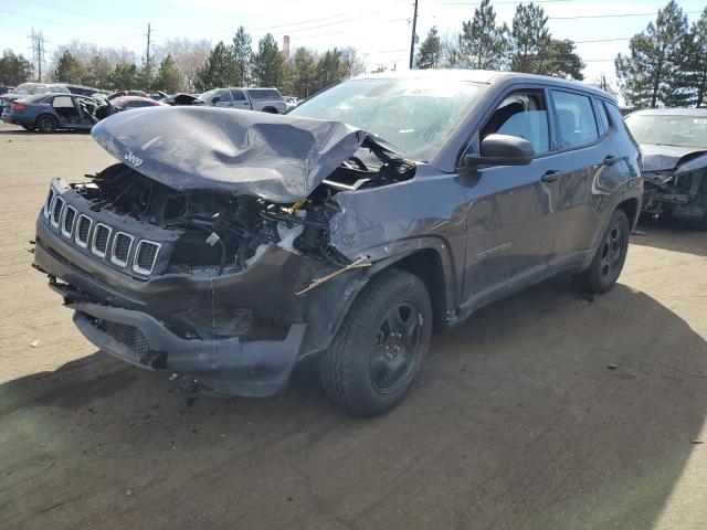 3C4NJCAB7JT123240 - 2018 JEEP COMPASS SPORT GRAY photo 1