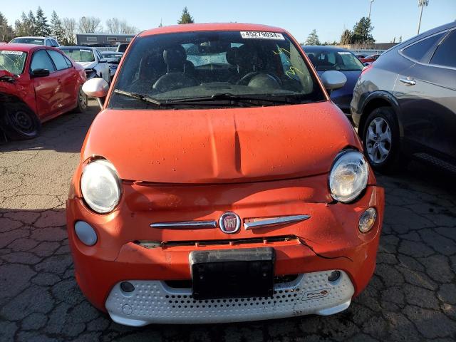 3C3CFFGE3HT699093 - 2017 FIAT 500 ELECTRIC ORANGE photo 5