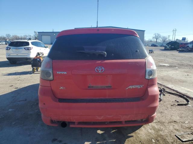 2T1KR32E86C555530 - 2006 TOYOTA COROLLA MA XR RED photo 6