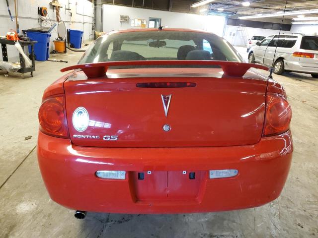 1G2AS18H097124633 - 2009 PONTIAC G5 Rouge photo 6