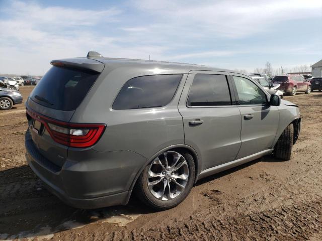 1C4RDJDGXLC261440 - 2020 DODGE DURANGO GT GRAY photo 3