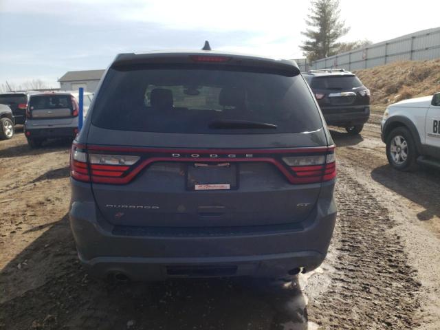 1C4RDJDGXLC261440 - 2020 DODGE DURANGO GT GRAY photo 6