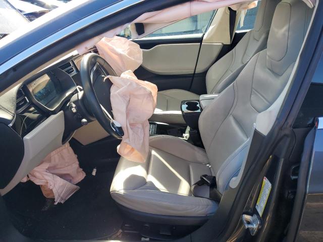 5YJSA1E10GF136220 - 2016 TESLA MODEL S GRAY photo 7