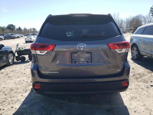 5TDBZRFH3HS475196 - 2017 TOYOTA HIGHLANDER LE GRAY photo 6