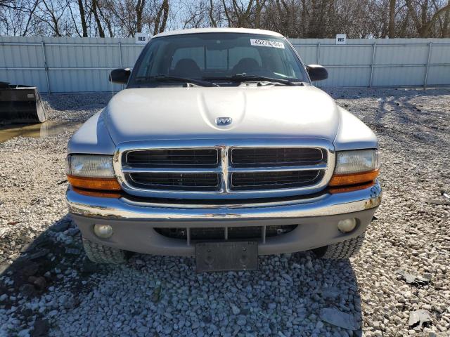 1B7HG48NX2S670877 - 2002 DODGE DAKOTA QUAD SLT SILVER photo 5