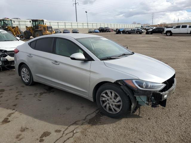 5NPD74LF8HH200871 - 2017 HYUNDAI ELANTRA SE SILVER photo 4