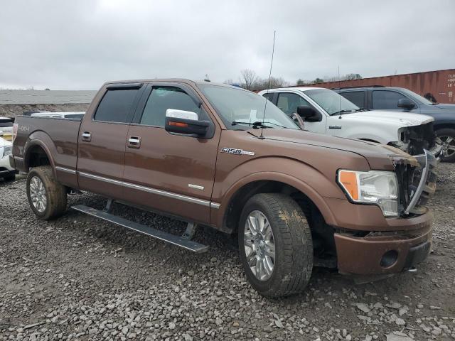 1FTFW1ET9BFC66554 - 2011 FORD F150 SUPERCREW BROWN photo 4