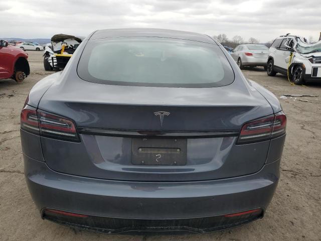5YJSA1E57NF478893 - 2022 TESLA MODEL S GRAY photo 6