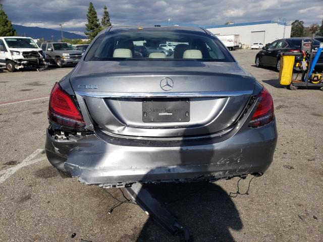 55SWF8DB0KU288897 - 2019 MERCEDES-BENZ C 300 GRAY photo 6