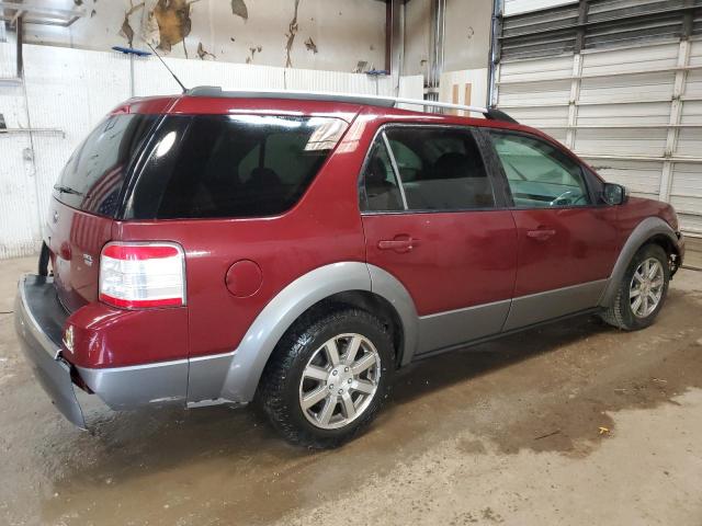 1FMDK05W58GA20784 - 2008 FORD TAURUS X SEL RED photo 3