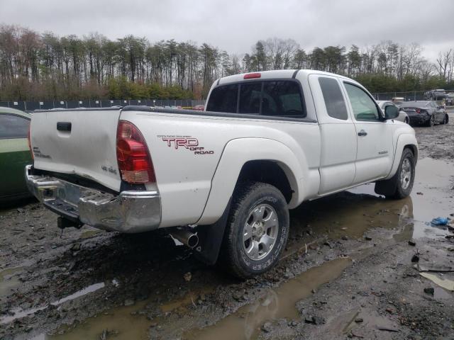 5TEUU42N05Z083233 - 2005 TOYOTA TACOMA ACCESS CAB Ақ фото 3