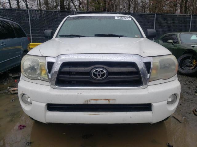 5TEUU42N05Z083233 - 2005 TOYOTA TACOMA ACCESS CAB Ақ фото 5