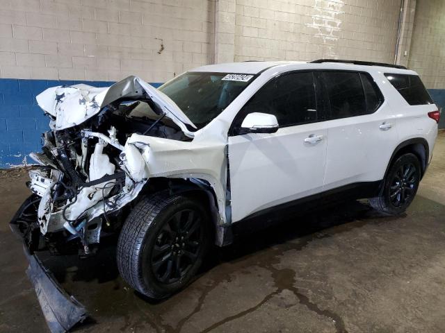 1GNERJKW0MJ107074 - 2021 CHEVROLET TRAVERSE RS WHITE photo 1