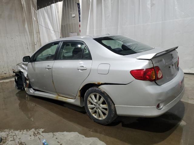 2T1BU4EE5AC290705 - 2010 TOYOTA COROLLA BASE SILVER photo 2