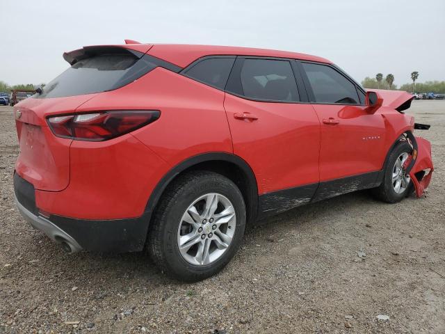 3GNKBBRA1KS683503 - 2019 CHEVROLET BLAZER 1LT RED photo 3