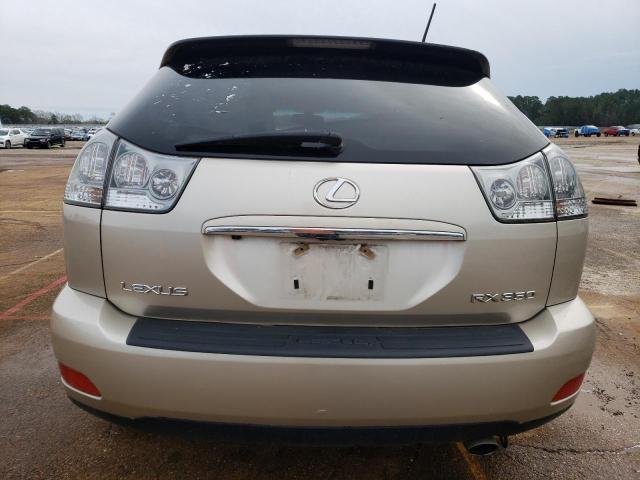 JTJGK31U180011724 - 2008 LEXUS RX 350 BEIGE photo 6