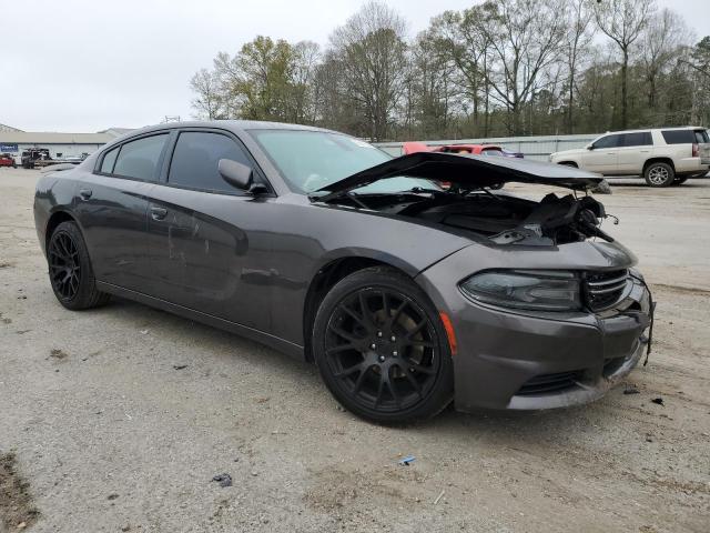 2C3CDXBGXGH109743 - 2016 DODGE CHARGER SE GRAY photo 4