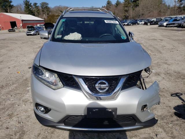 5N1AT2MV9FC858986 - 2015 NISSAN ROGUE S SILVER photo 5