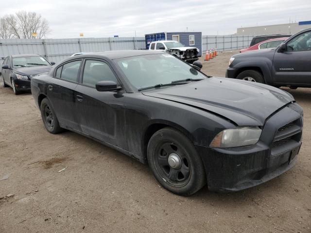 2C3CDXAT6DH577219 - 2013 DODGE CHARGER POLICE BLACK photo 4