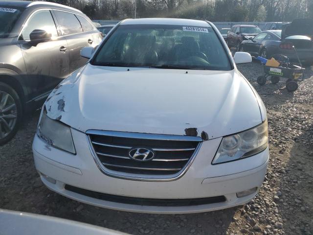 5NPEU46F99H467088 - 2009 HYUNDAI SONATA SE WHITE photo 5