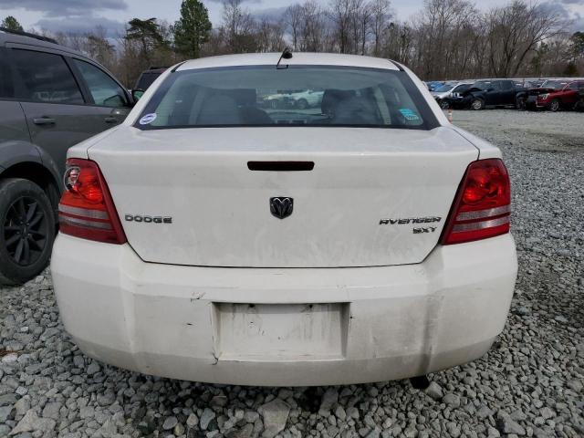 1B3CC4FB9AN124374 - 2010 DODGE AVENGER SXT WHITE photo 6