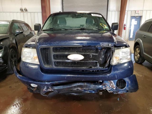 1FTRF12227KB48482 - 2007 FORD F150 BLUE photo 5