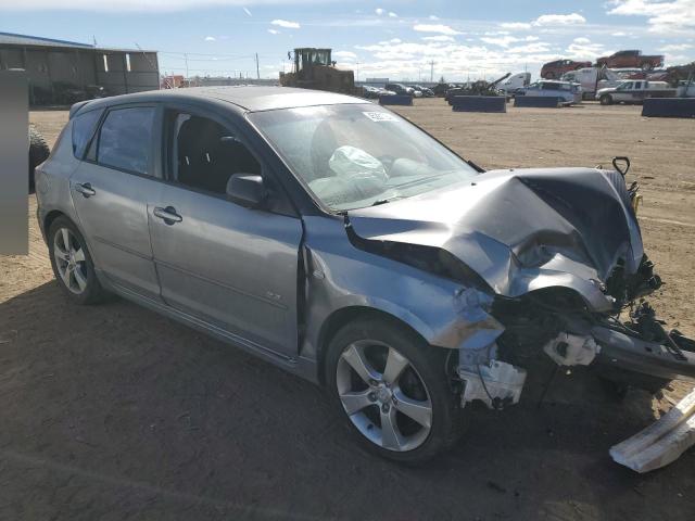 JM1BK143641201303 - 2004 MAZDA 3 HATCHBACK GRAY photo 4