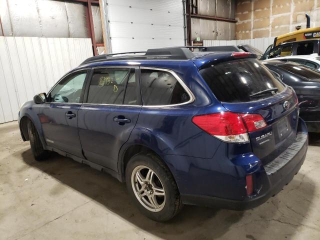 4S4BRBKC4A3379775 - 2010 SUBARU OUTBACK 2.5I LIMITED BLUE photo 2