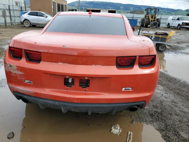 2G1FS1EW2C9128637 - 2012 CHEVROLET CAMARO SS ORANGE photo 6