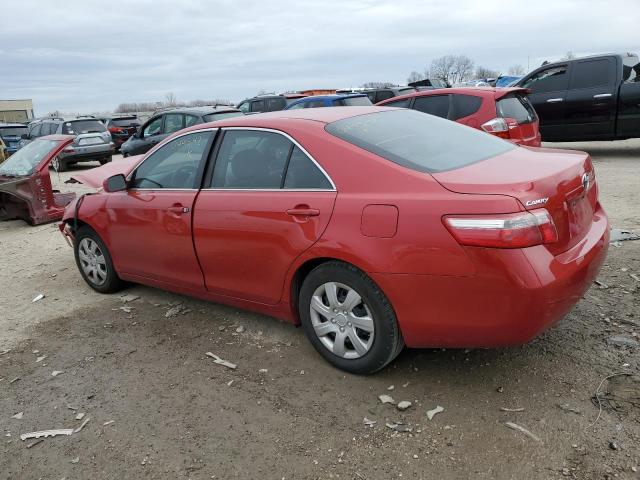 4T1BE46K07U044542 - 2007 TOYOTA CAMRY CE RED photo 2