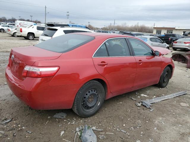 4T1BE46K07U044542 - 2007 TOYOTA CAMRY CE RED photo 3