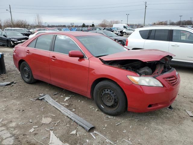 4T1BE46K07U044542 - 2007 TOYOTA CAMRY CE RED photo 4