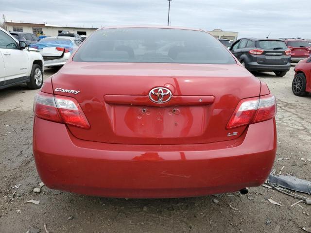 4T1BE46K07U044542 - 2007 TOYOTA CAMRY CE RED photo 6