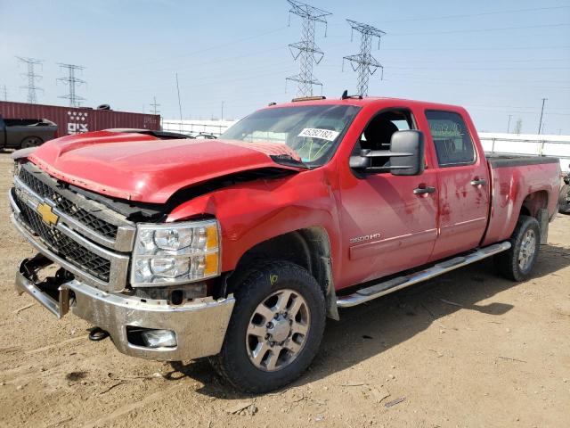 1GC4K0C83DF132024 - 2013 CHEVROLET SILVERADO K3500 LT RED photo 2