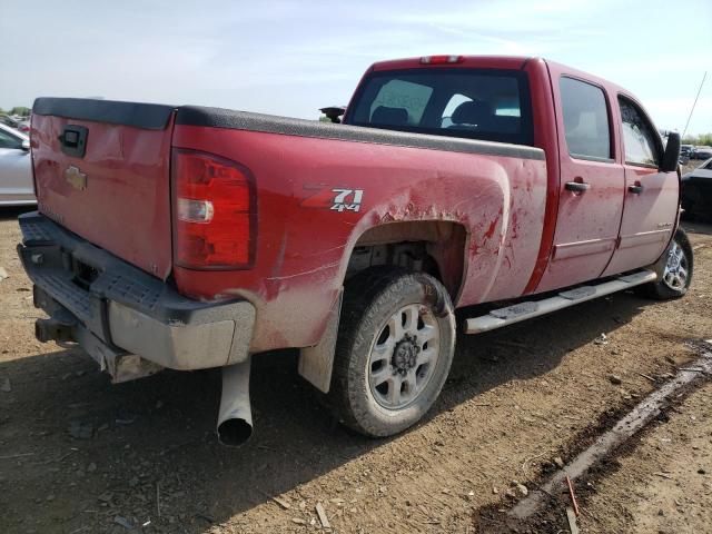 1GC4K0C83DF132024 - 2013 CHEVROLET SILVERADO K3500 LT RED photo 4